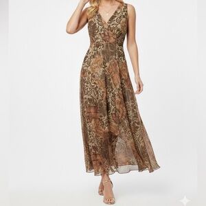 Rabbit Rabbit Rabbit Womens Dress Z 12 Brown Boho Fairy Whimsygoth Asymmetrical